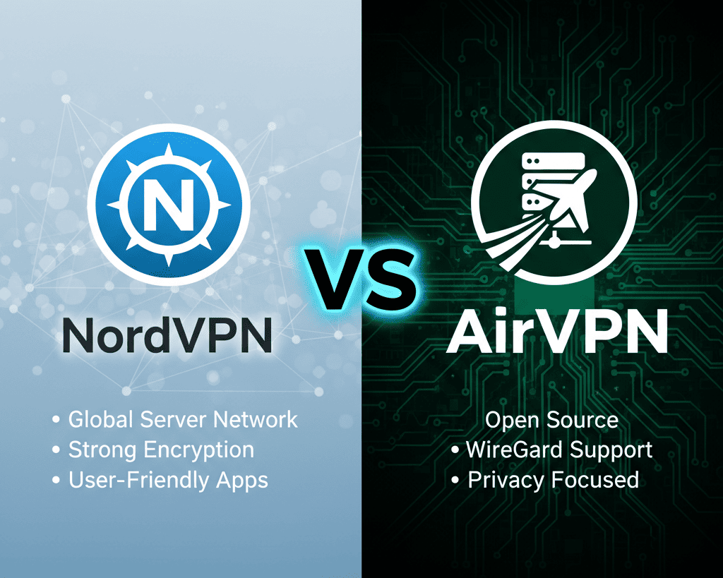 NordVPN vs AirVPN