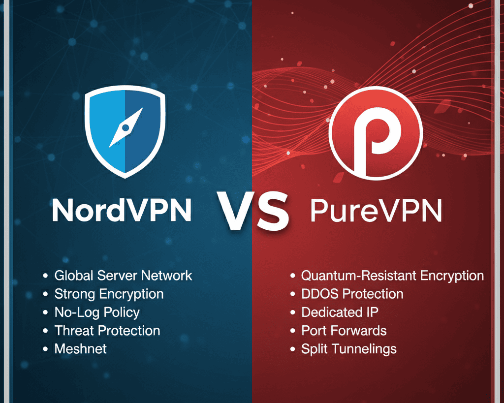 NordVPN vs PureVPN