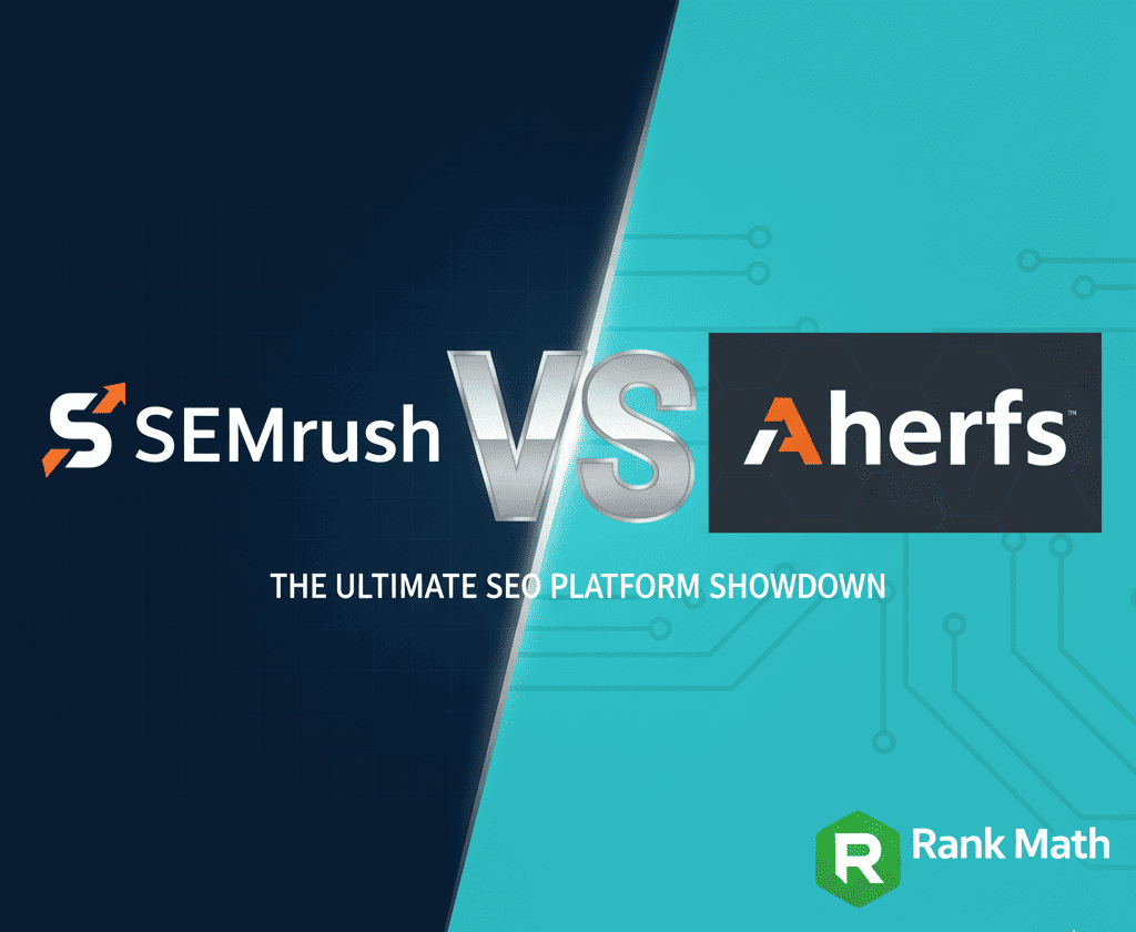 SEMrush vs Ahrefs vs Rank Math
