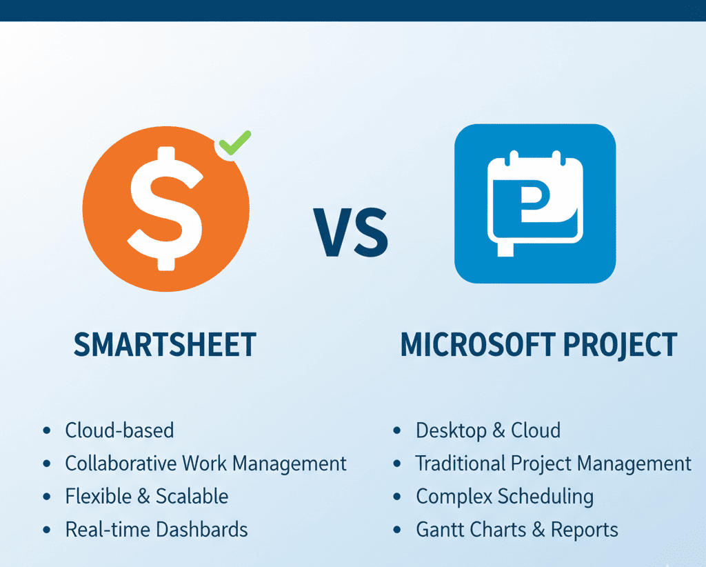 Smartsheet vs. Microsoft Project