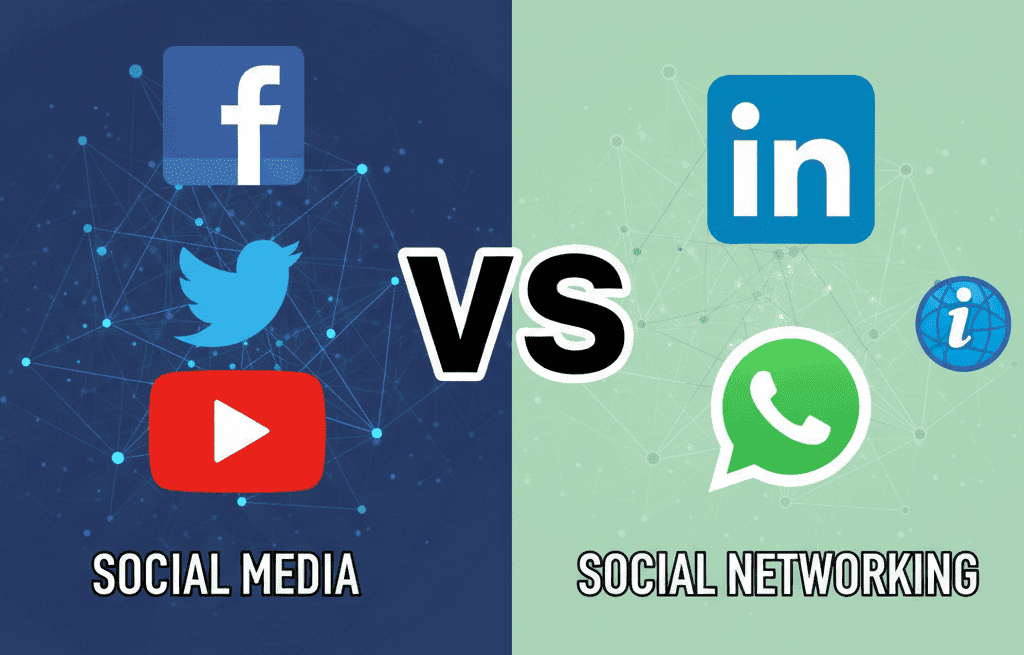 Social Media vs Social Networking