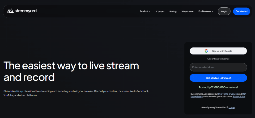 Best StreamYard Alternatives
