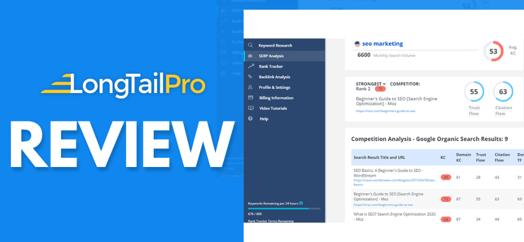 Key Features of Long Tail Pro