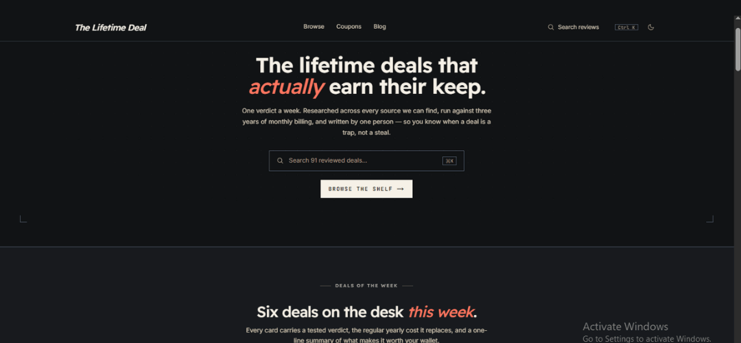 Lifetime Deal Reviews