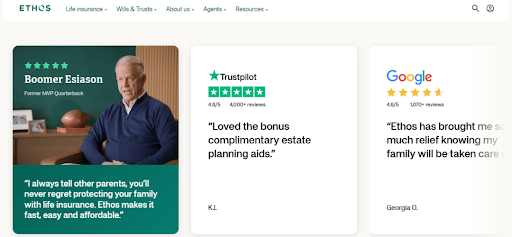 Ethos Reviews